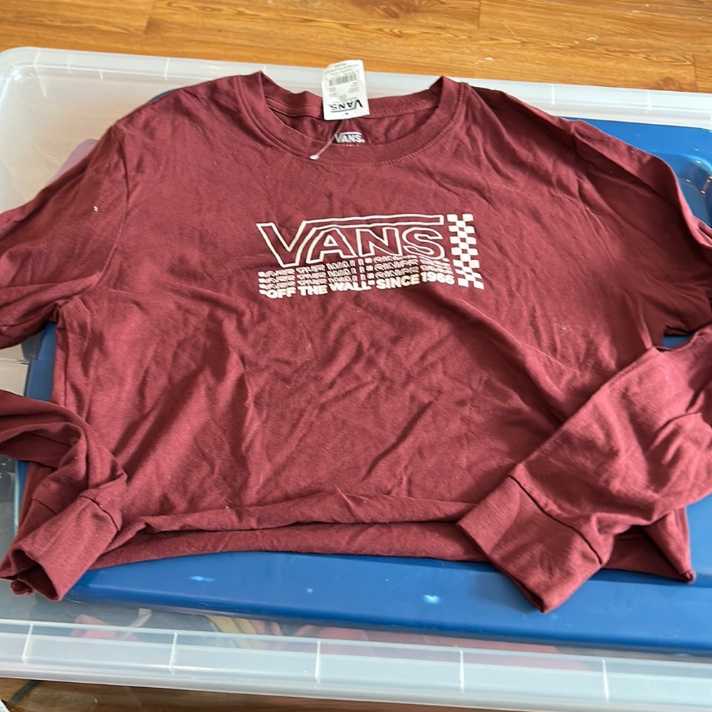 Long sleeve crop tee